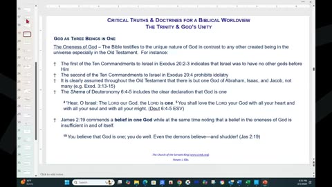 The Trinity & Doctrine of God (controversy in Church history)