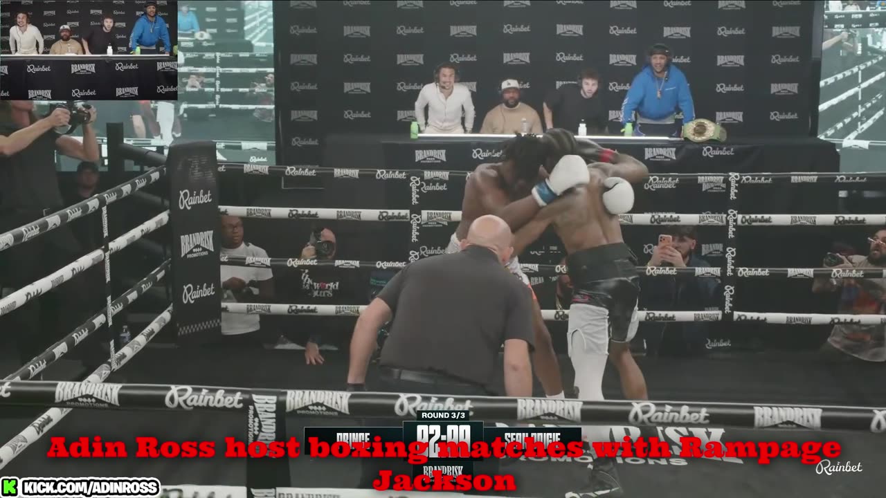 Adin Ross host boxing match