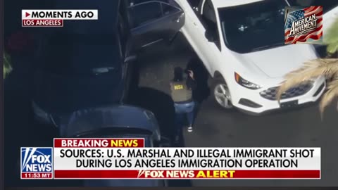 Breaking US Marshal and illegal alien shot in LA