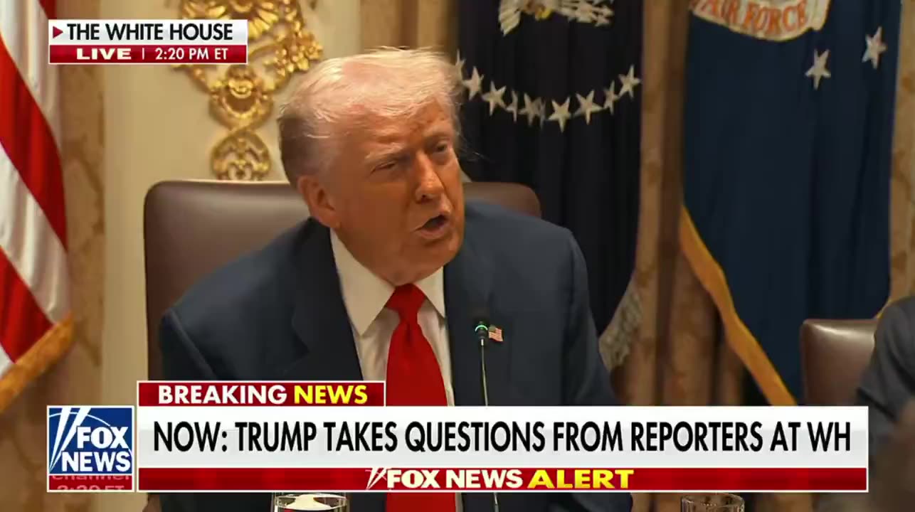 President Trump Snaps At ABC Reporter Over George Stephanopoulos Abruptly Ending Vance Interview
