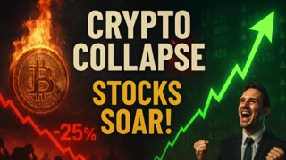 Crypto Panic: Bitcoin Tumbles While Stocks Hit New Highs!