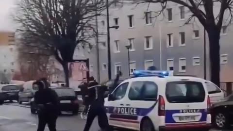 This is Paris, while Monsieur Macron talks about using nuclear weapons to protect its allies.