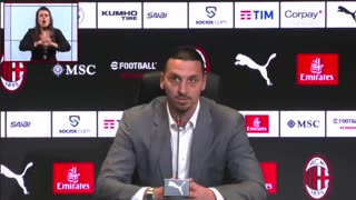 Ibrahimovic earlier on the Conceição-Calabria spat