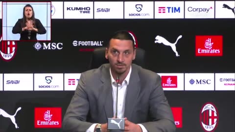 Ibrahimovic earlier on the Conceição-Calabria spat