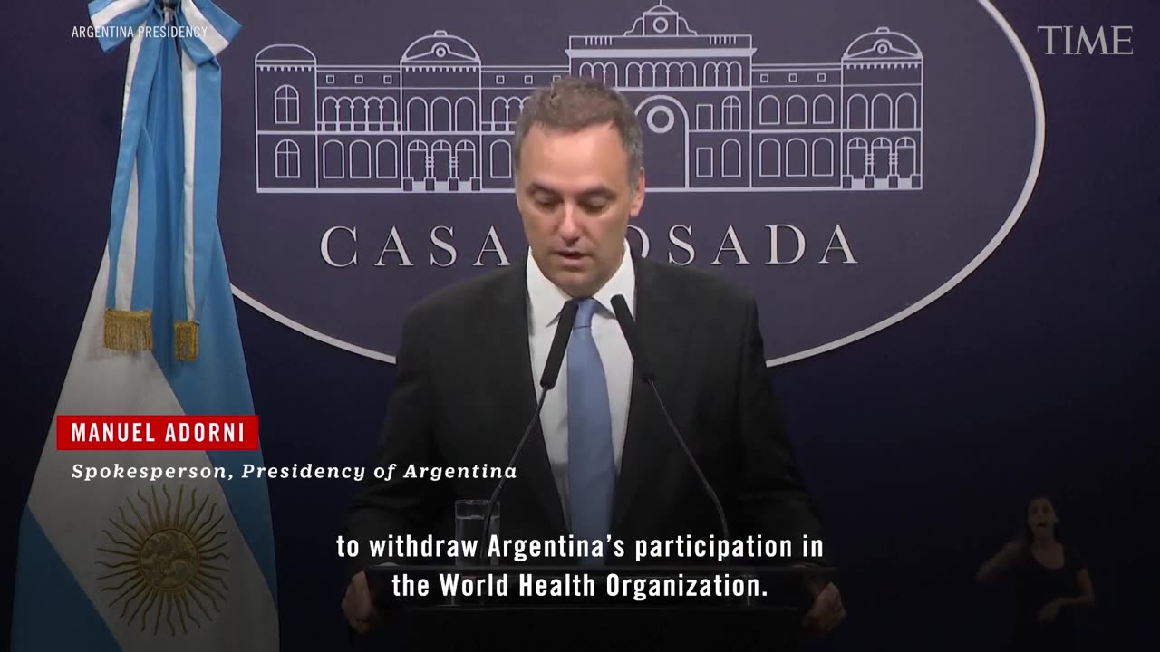Argentina withdraws from World Health Organization, follows U.S.’ footsteps