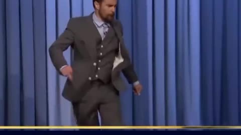 The art of making an entrance by Sam Rockwell.