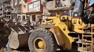 Heavy equipment entering Gaza: Heavy equipment is currently entering the