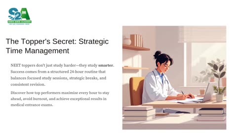 NEET Toppers Daily Timetable: How to Use 24 Hours Smartly