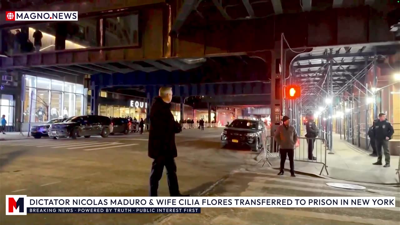 🇺🇸 Dictator Nicolas Maduro and Wife Cilia Flores Transferred to Prison in New York [LIVE]