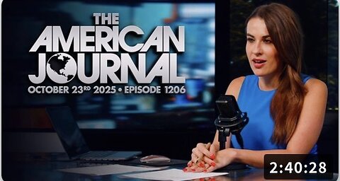 10 23 25 American Journal: Gov’t Shutdown, Democrats Attempt To Implode Trump Economy