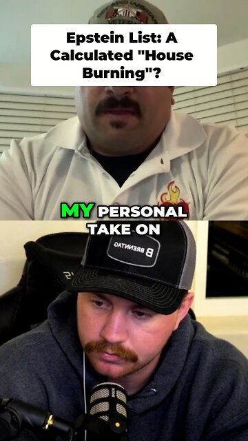 The Epstein List is just them burning the house down.