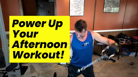 Power Up Your Afternoon Workout: Shoulders, Triceps, and Forearms!