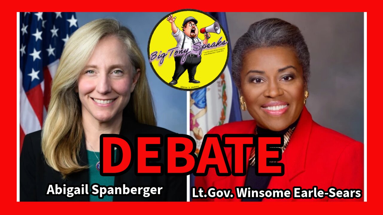 Ep. 156 : DEBATE - Abigail Spanberger vs. Lt. Gov. Winsome Earle-Sears