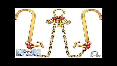 VEVOR V Bridle Chain 5/16 in x 2 ft Tow Chain Bridle Review