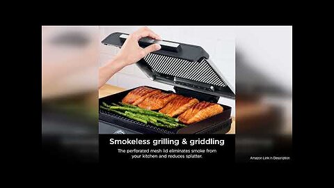 Ninja GR101 Sizzle Smokeless Indoor Grill & Griddle, 14'' Interchangeable Nonstick Plates, Review