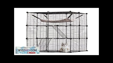 Large 3-tier Cat Cage 28 x 28 x 41" Metal Wire Playpen Review