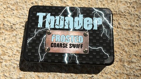 Thunder Frosted Nasal Snuff (Discontinued) Review