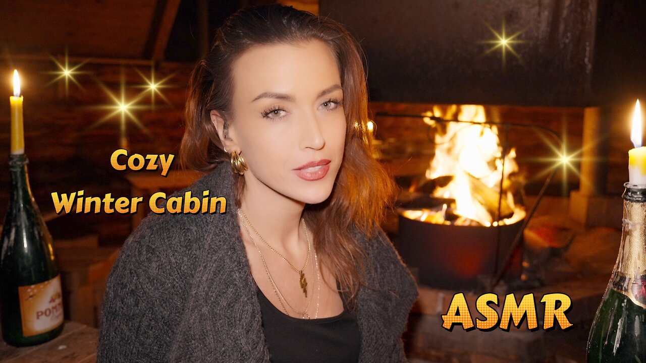 ASMR Gina Carla 🔥 Cozy Fireplace! Calm Fire Crackling Sounds!