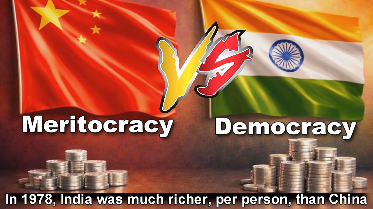 Why's China richer than India?
