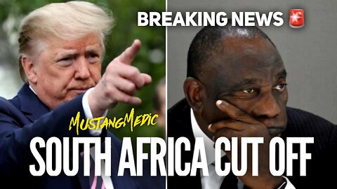 🇺🇸 BREAKING: President Halts Aid to South Africa Over Claims of White Landowner Mistreatment!