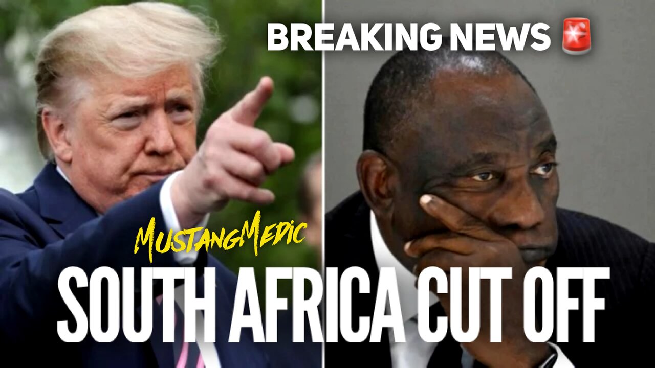 🇺🇸 BREAKING: President Halts Aid to South Africa Over Claims of White Landowner Mistreatment!