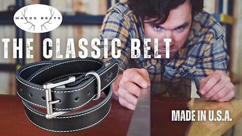 Macks Belts: The Classic Belt | Navy SEAL Belt Company | Made in U.S.A.