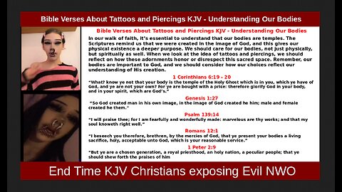 Bible Verses About Tattoos and Piercings KJV - Understanding Our Bodies