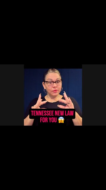 🚨 Tennessee New Law For you 😱 #deaf #asl #signlanguage