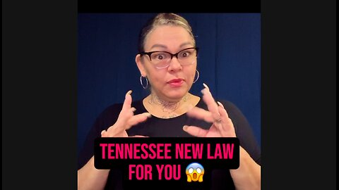 🚨 Tennessee New Law For you 😱 #deaf #asl #signlanguage