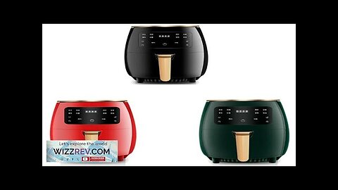 Family Size Electric Hot Air Fryers Oven Oilless Cooker with LCD Digital Review