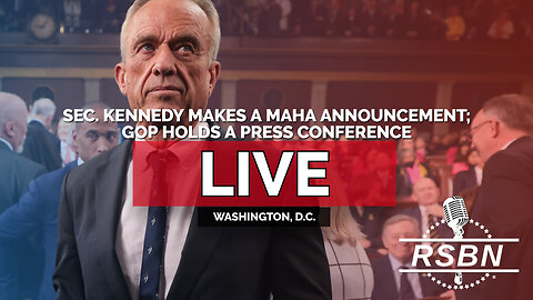 LIVE REPLAY: Secretary Kennedy Makes a MAHA Announcement; GOP Holds a Press Conference - 12/10/25