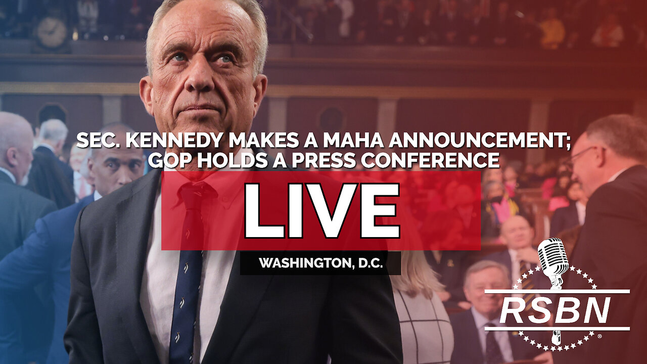 LIVE REPLAY: Secretary Kennedy Makes a MAHA Announcement; GOP Holds a Press Conference - 12/10/25