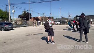 Anti-ICE Crowd Chants ‘Arrest ICE!’ and ‘Shoot ICE!’ Towards Agents at the ICE Facility in Broadview, Ill.