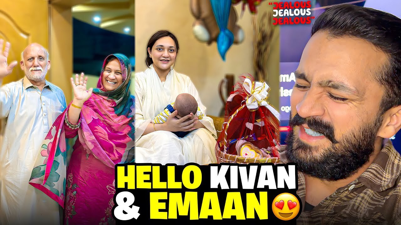 Amma Baba Meeting Kivan & Emaan after Long😍First Time Jealousy on peak😭