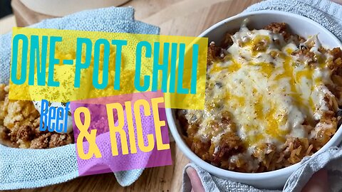 One-Pot Chili Beef & Rice 🍲🔥