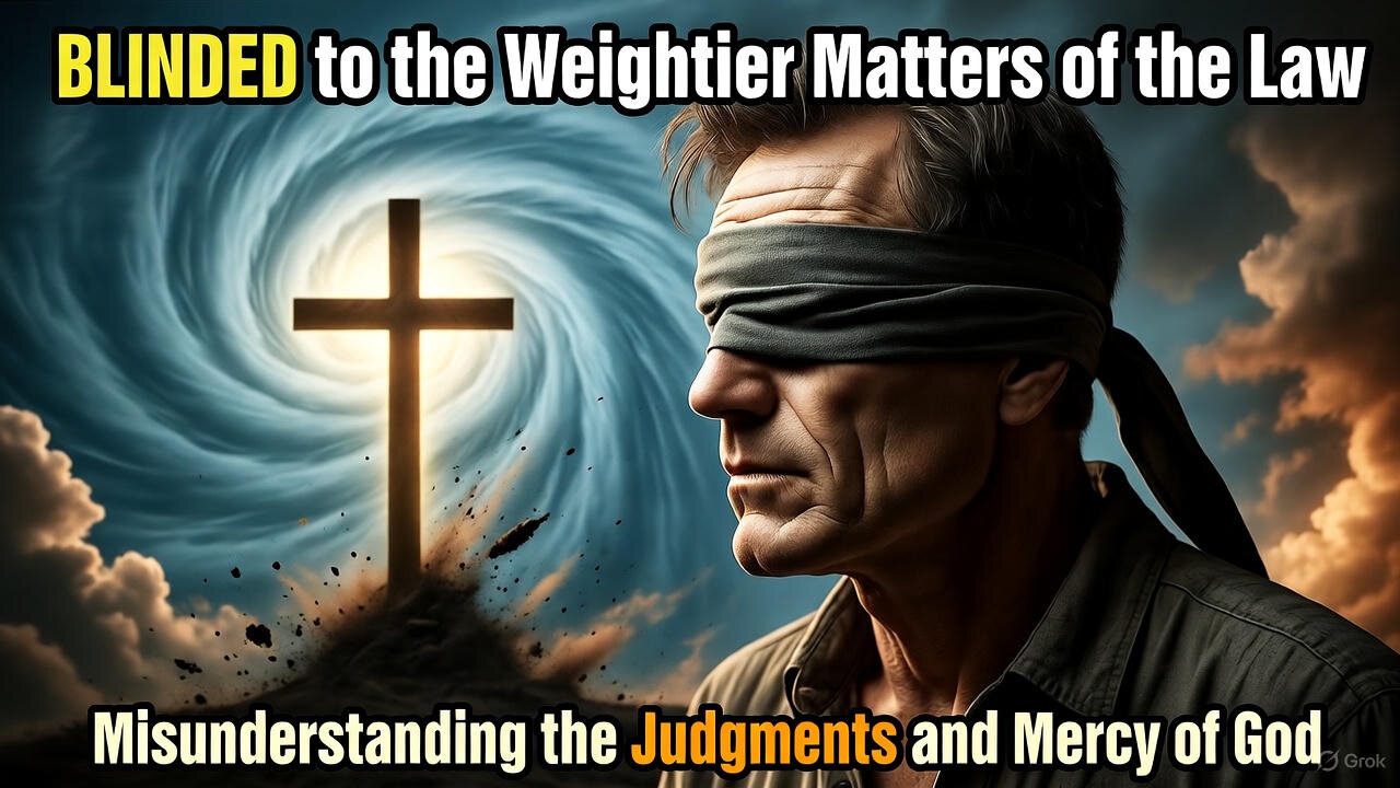Blinded to the Weightier Matters of the Law - Misunderstanding the Judgments of God