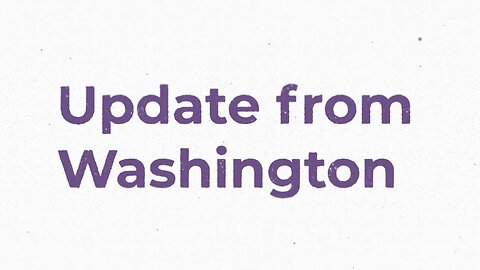 Update from Washington: U.S. Sen. Tommy Tuberville