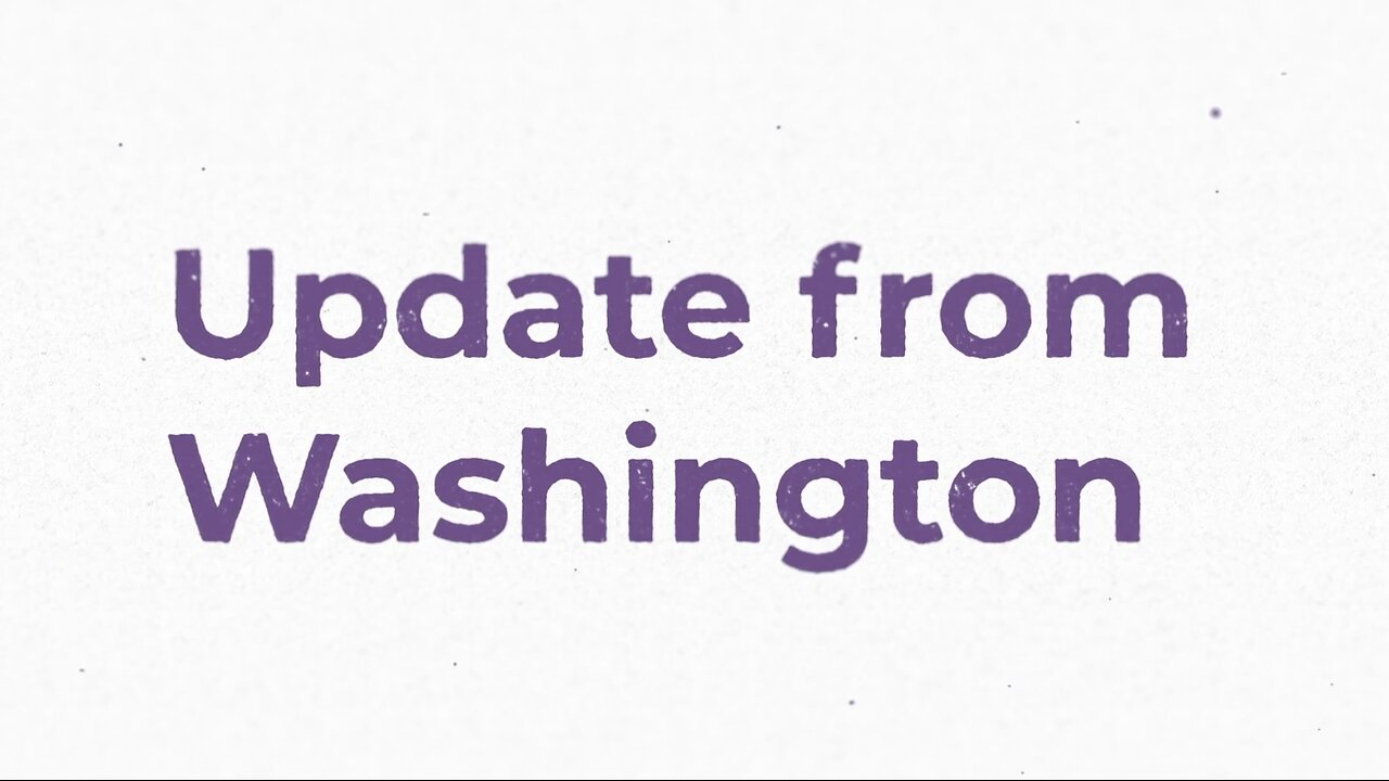 Update from Washington: U.S. Sen. Tommy Tuberville