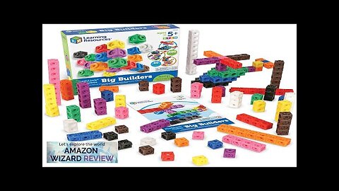 Learning Resources MathLink Cubes Big Builders Set of 200 Cubes Ages Review