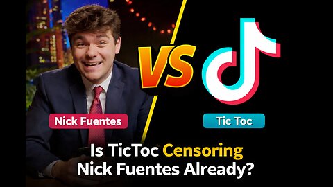 AVD Live! Nick Fuentes VS. Tic Toc, Are They Censoring Everything He Says?