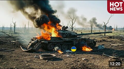 Russia-Ukraine War: Counterattack Backfires! Russia Destroys Ukraine’s Tank Assault in Flames