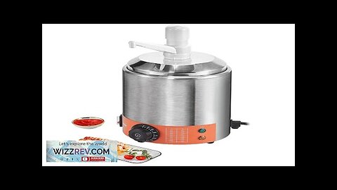 VEVOR Electric Cheese Dispenser with Pump 2.3 Qt Commercial Hot Fudge Warmer Review