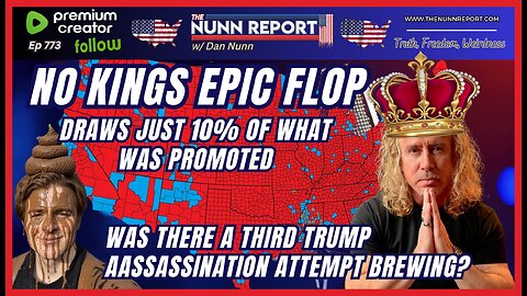 [Ep 773] No Kings Flops | Third Plot to Assassinate Trump? | Harry Sisson Gets Pooped On