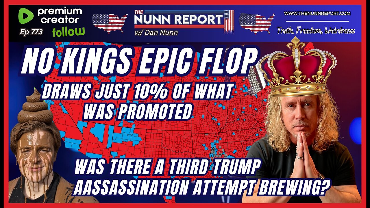 [Ep 773] No Kings Flops | Third Plot to Assassinate Trump? | Harry Sisson Gets Pooped On