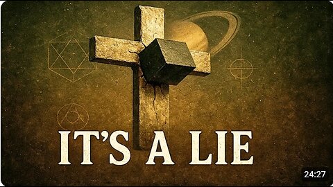 The Dark Truth About the Cross: Saturn's Black Cube