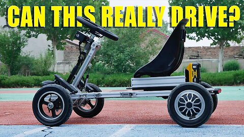 DIY Electric Baby Car from Scratch! DIY Motorized Kart, Handmade Guide