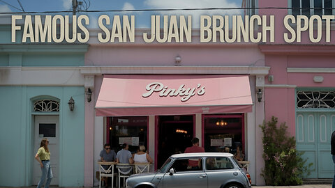 Brunching at the Famous Pinky's in San Juan 🍳🌴