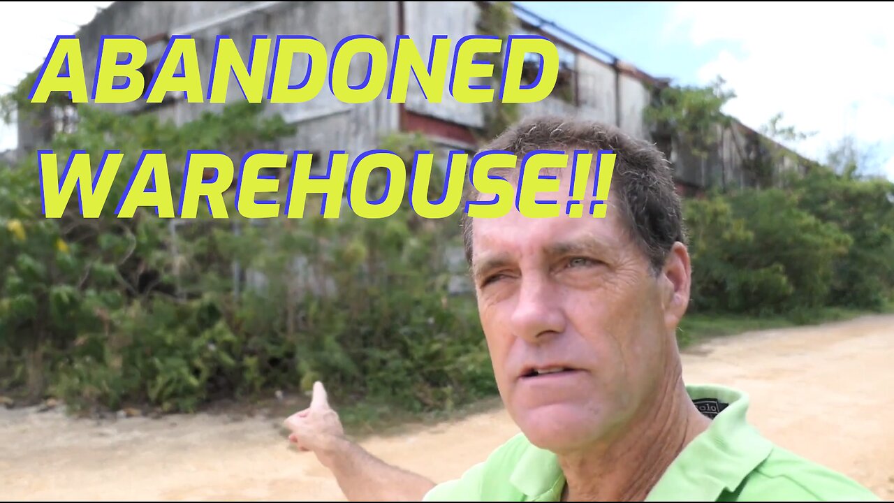 ABANDONED WAREHOUSE!! GARMENT FACTORY! Saipan Island!