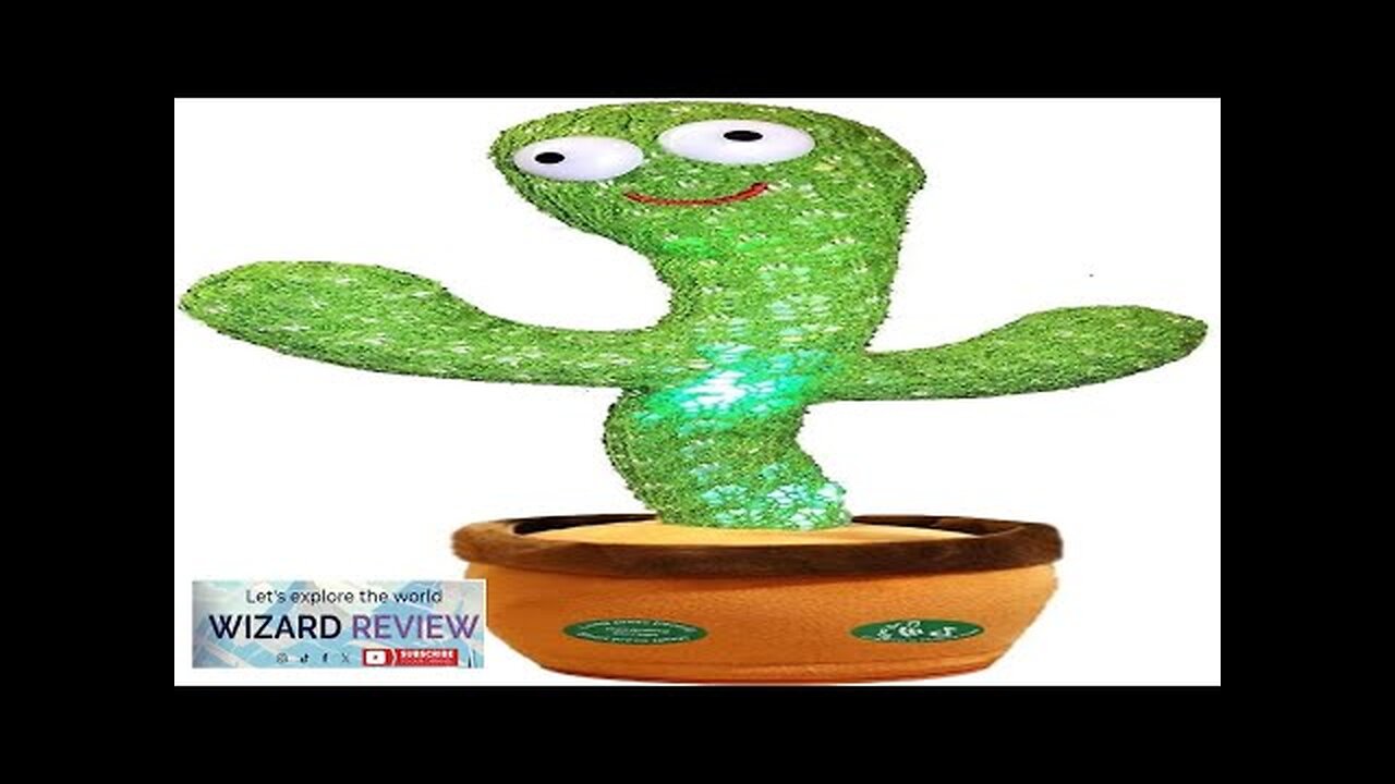 Pbooo Dancing Talking Cactus Mimicking ToyTalking Repeat Singing Sunny Cactus Toy 120 Review