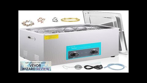 VEVOR 30L Ultrasonic Cleaner 304 Stainless Steel Professional Knob Control Ultrasonic Review